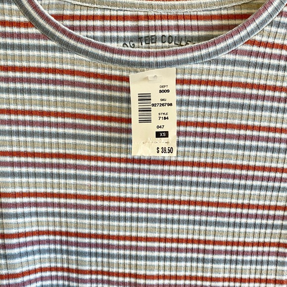 Aeropostale Long Sleeve Striped Shrunken Tee - Picture 2 of 4